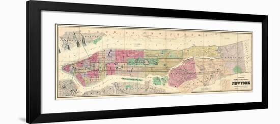 1882, New York City and County 1882, New York, United States-null-Framed Giclee Print