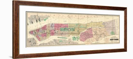 1882, New York City and County 1882, New York, United States-null-Framed Giclee Print