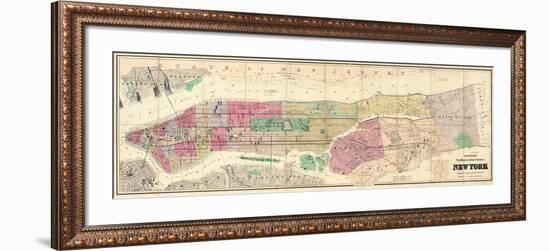 1882, New York City and County 1882, New York, United States-null-Framed Giclee Print