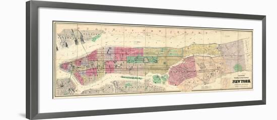 1882, New York City and County 1882, New York, United States-null-Framed Giclee Print