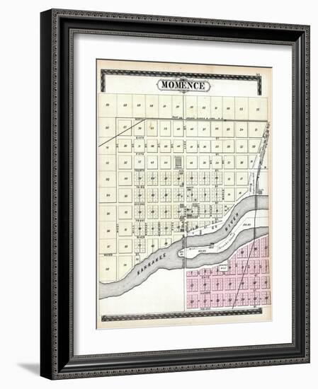 1883, Momence, Illinois, United States-null-Framed Giclee Print