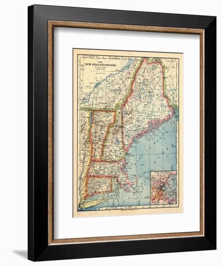 1883, New England 1883, Maine, United States-null-Framed Giclee Print