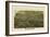 1883, Stamford Bird's Eye View, Connecticut, United States-null-Framed Giclee Print