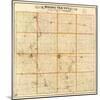 1883, Story County Wall Map, Iowa, United States-null-Mounted Giclee Print