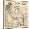 1883, Wyoming 1883 State Map, Wyoming, United States-null-Mounted Giclee Print