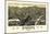 1884, St. Johnsbury Bird's Eye View, Vermont, United States-null-Mounted Giclee Print