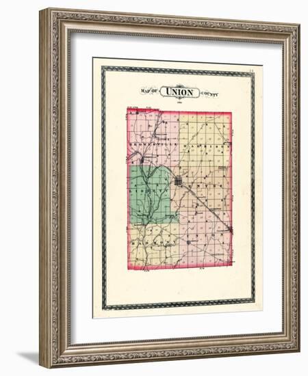 1884, Union County, Indiana, United States-null-Framed Giclee Print