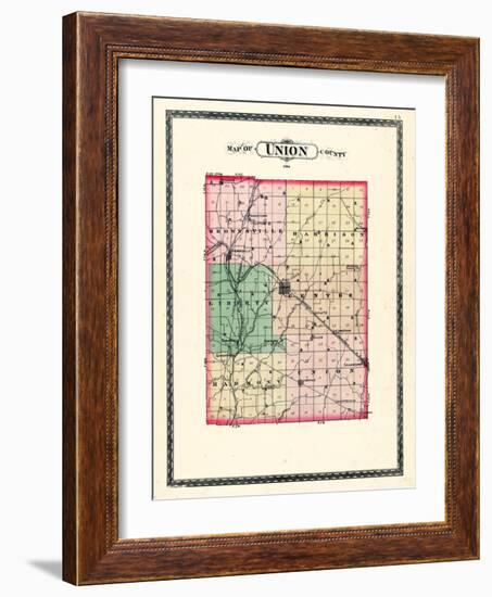 1884, Union County, Indiana, United States-null-Framed Giclee Print