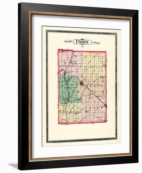 1884, Union County, Indiana, United States-null-Framed Giclee Print