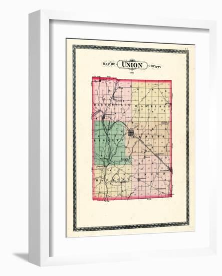 1884, Union County, Indiana, United States-null-Framed Giclee Print