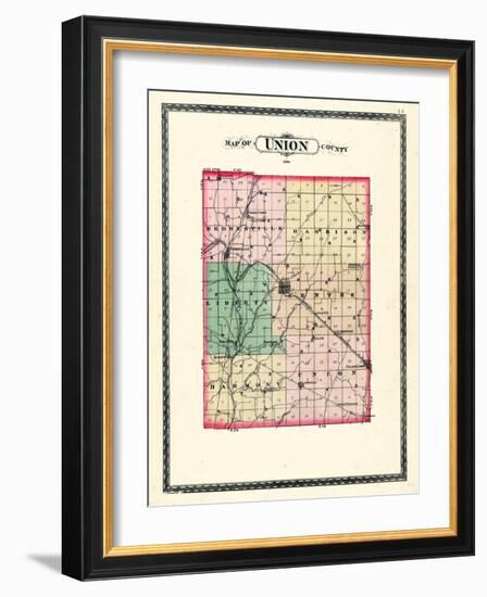 1884, Union County, Indiana, United States-null-Framed Giclee Print