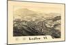 1885, Ludlow Bird's Eye View, Vermont, United States-null-Mounted Giclee Print