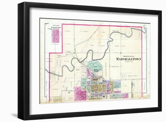 1885, Marshalltown - North, Iowa, United States-null-Framed Giclee Print