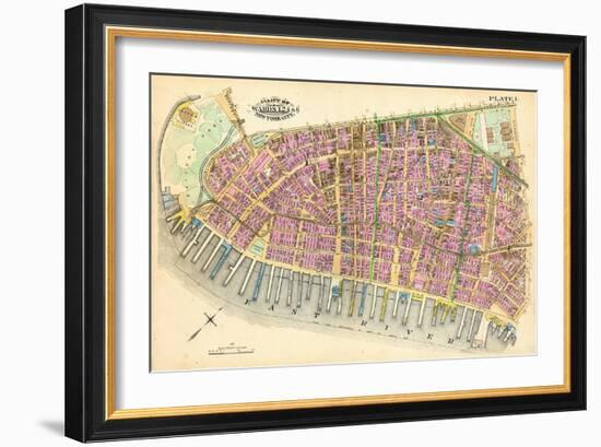 1885, New York, United States, Battery Park-null-Framed Giclee Print