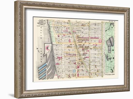 1885, New York, United States, Central Park-null-Framed Giclee Print