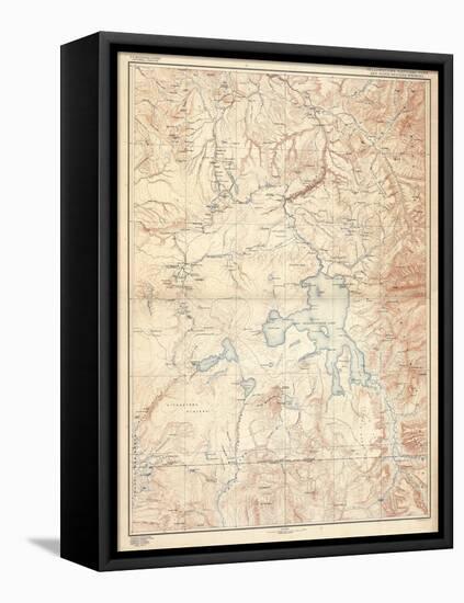 1885, Yellowstone National Park 1885, Wyoming, United States-null-Framed Premier Image Canvas