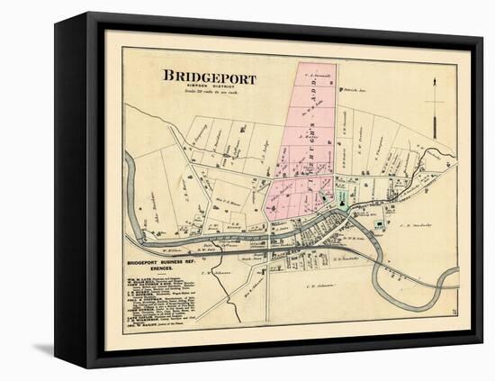 1886, Bridgeport, West Virginia, United States-null-Framed Premier Image Canvas