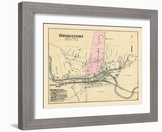 1886, Bridgeport, West Virginia, United States-null-Framed Giclee Print