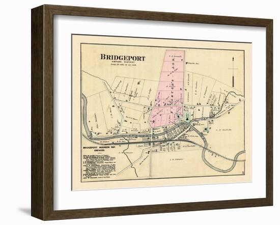 1886, Bridgeport, West Virginia, United States-null-Framed Giclee Print