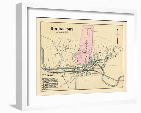 1886, Bridgeport, West Virginia, United States-null-Framed Giclee Print