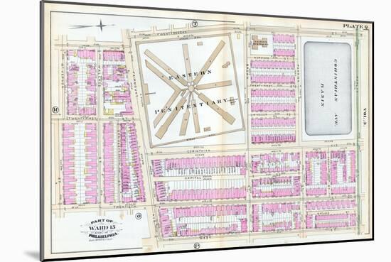 1886, Eastern Penitentiary, Philadelphia, Pennsylvania, United States-null-Mounted Giclee Print