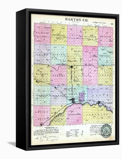 1887, Barton County, Kansas, United States-null-Framed Premier Image Canvas