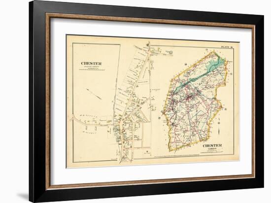 1887, Chester Township, Chester, New Jersey, United States-null-Framed Giclee Print