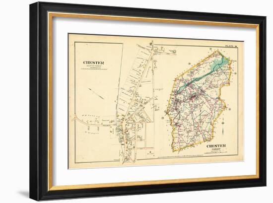 1887, Chester Township, Chester, New Jersey, United States-null-Framed Giclee Print
