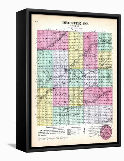 1887, Decatur County, Kansas, United States-null-Framed Premier Image Canvas