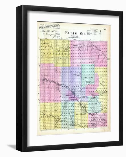 1887, Ellis County, Kansas, United States-null-Framed Giclee Print