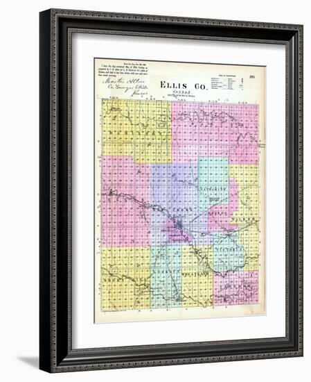 1887, Ellis County, Kansas, United States-null-Framed Giclee Print