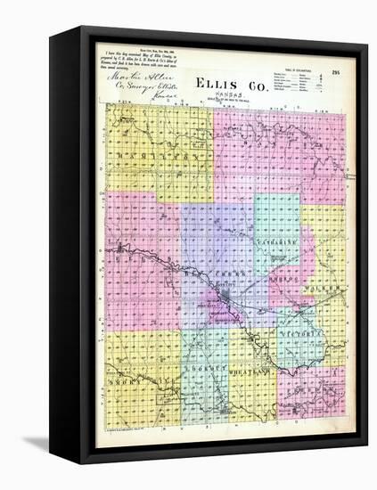 1887, Ellis County, Kansas, United States-null-Framed Premier Image Canvas