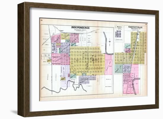 1887, Independence, Havana, Coffeyville, Kansas, United States-null-Framed Giclee Print