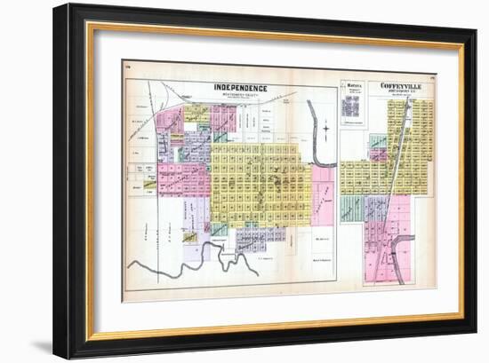 1887, Independence, Havana, Coffeyville, Kansas, United States-null-Framed Giclee Print