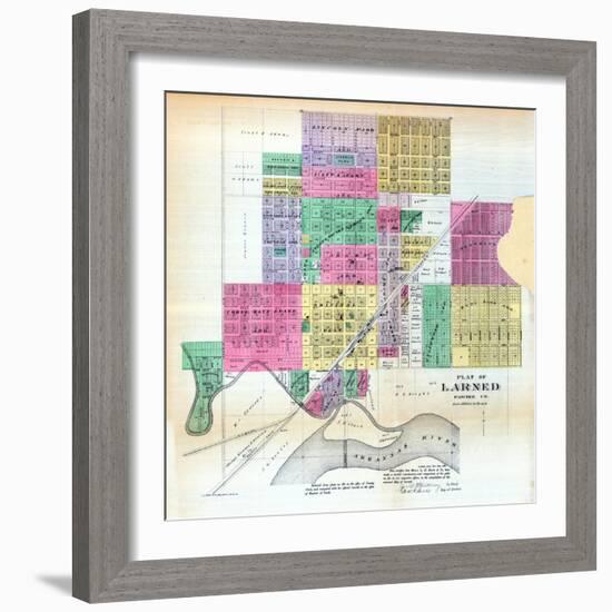 1887, Larned, Kansas, United States-null-Framed Giclee Print