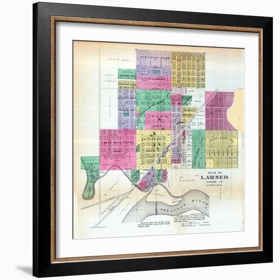 1887, Larned, Kansas, United States-null-Framed Giclee Print