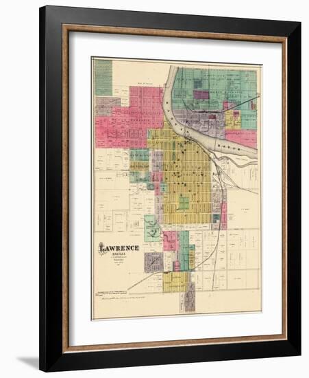 1887, Lawrence, Kansas, United States-null-Framed Giclee Print