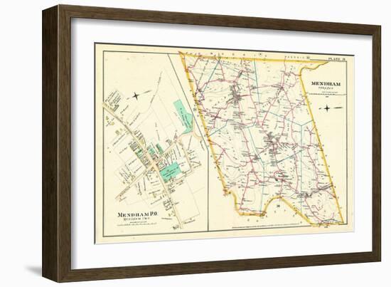 1887, Mendham Township, Mendham P.O., New Jersey, United States-null-Framed Giclee Print