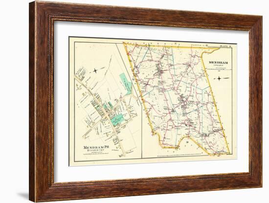 1887, Mendham Township, Mendham P.O., New Jersey, United States-null-Framed Giclee Print