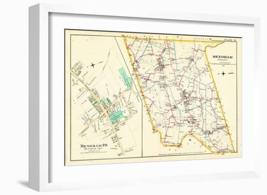 1887, Mendham Township, Mendham P.O., New Jersey, United States-null-Framed Giclee Print