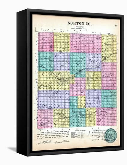 1887, Norton County, Kansas, United States-null-Framed Premier Image Canvas