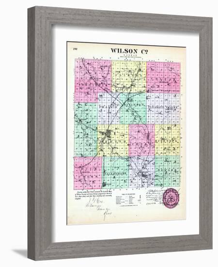 1887, Wilson County, Kansas, United States-null-Framed Giclee Print