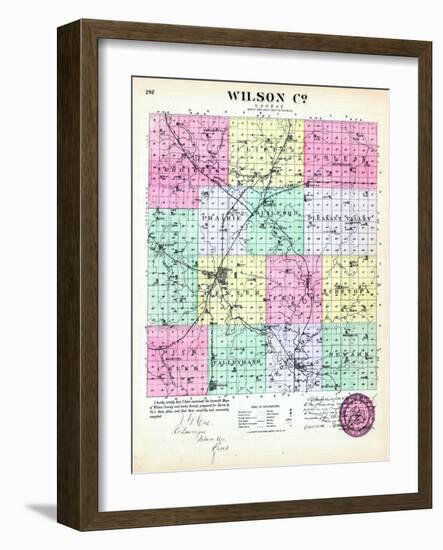 1887, Wilson County, Kansas, United States-null-Framed Giclee Print