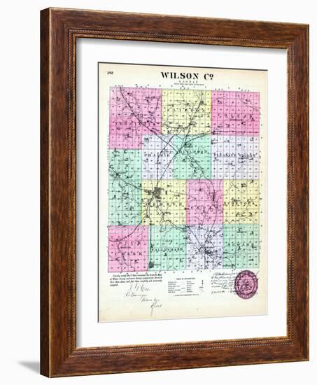 1887, Wilson County, Kansas, United States-null-Framed Giclee Print