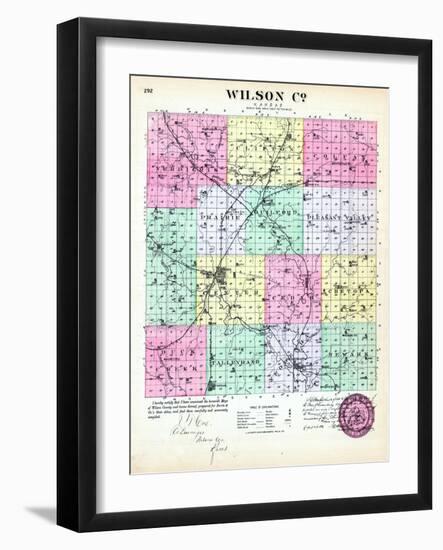 1887, Wilson County, Kansas, United States-null-Framed Giclee Print