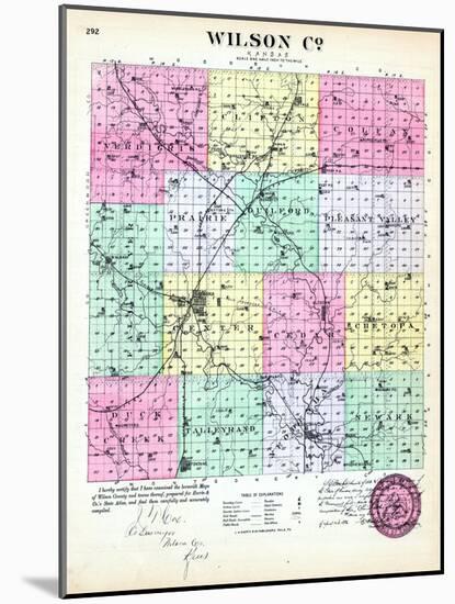 1887, Wilson County, Kansas, United States-null-Mounted Giclee Print