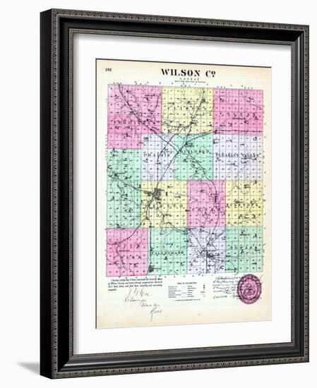 1887, Wilson County, Kansas, United States-null-Framed Giclee Print