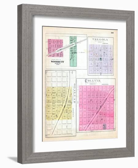 1887, Woodruff, Tregola, Ogallah, Collyer, Kansas, United States-null-Framed Giclee Print