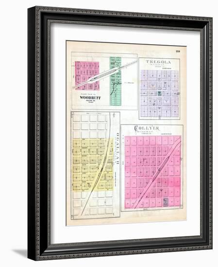 1887, Woodruff, Tregola, Ogallah, Collyer, Kansas, United States-null-Framed Giclee Print