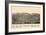 1889, Bristol Bird's Eye View, Connecticut, United States-null-Framed Giclee Print